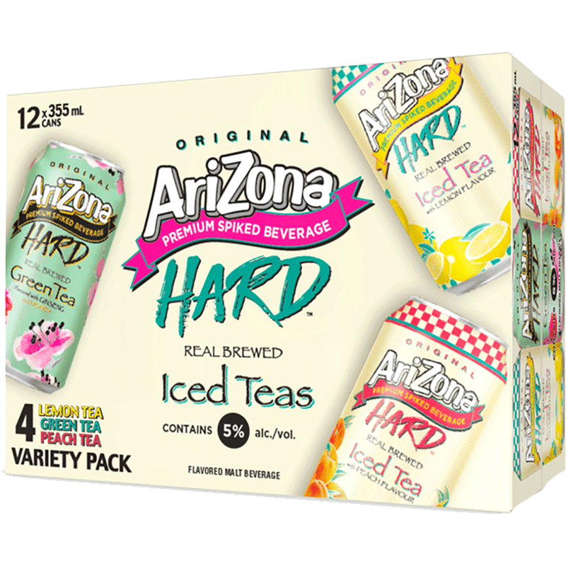Arizona Hard Tea Variety 12 Pack - ShopBourbon.com