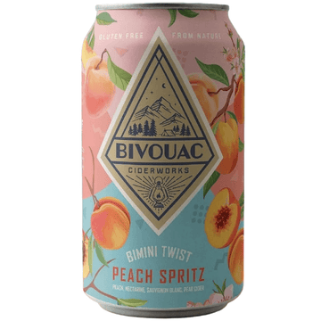 Bivouac Ciderworks 'Bimini Twist' Peach Spritz Cider 4-Pack - ShopBourbon.com