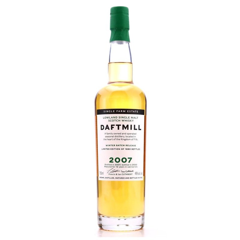 Daftmill Winter Batch Release 2007 Lowland Single Malt Scotch Whisky - ShopBourbon.com