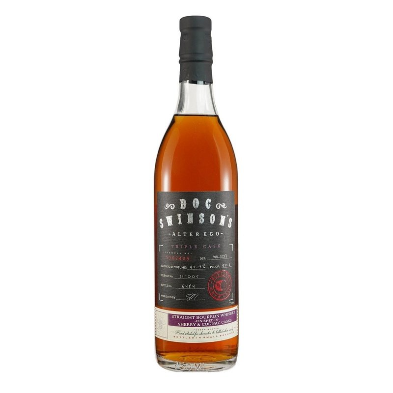 Doc Swinson's 'Alter Ego' Triple Cask Cask Strength Sherry & Cognac Casks Finish Straight Bourbon Whiskey - ShopBourbon.com