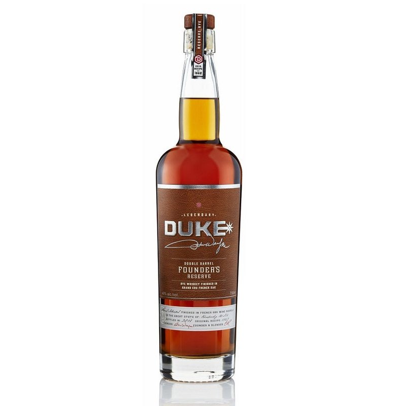 Duke Double Barrel Founder's Reserve Rye Whiskey Finished in French Oak - ShopBourbon.com