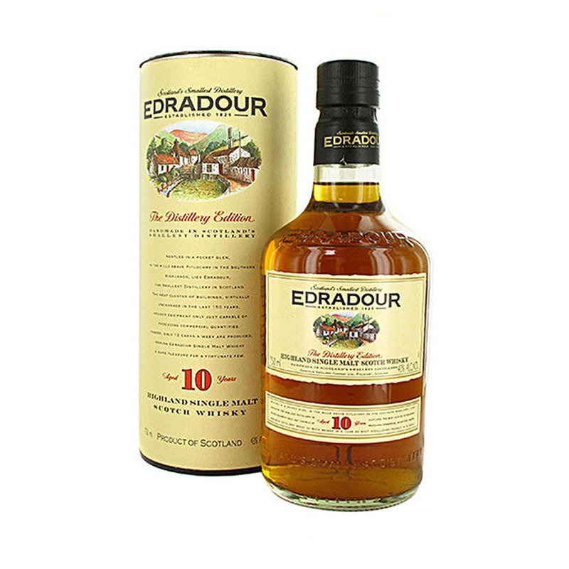 Edradour 10 Year Old Highland Single Malt Scotch Whisky - ShopBourbon.com