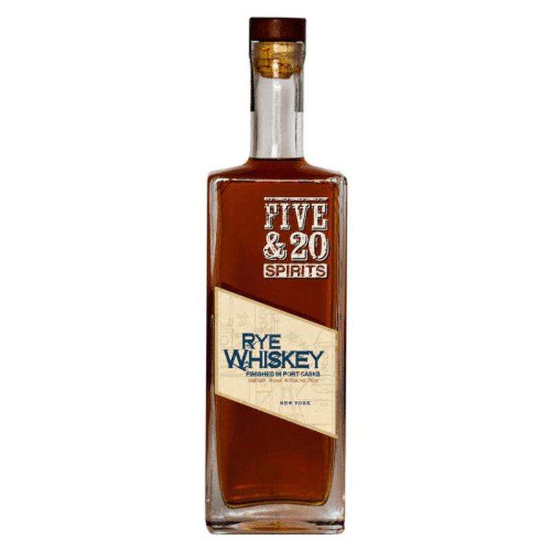 Five & 20 Rye Whiskey Finished in Port Casks - ShopBourbon.com