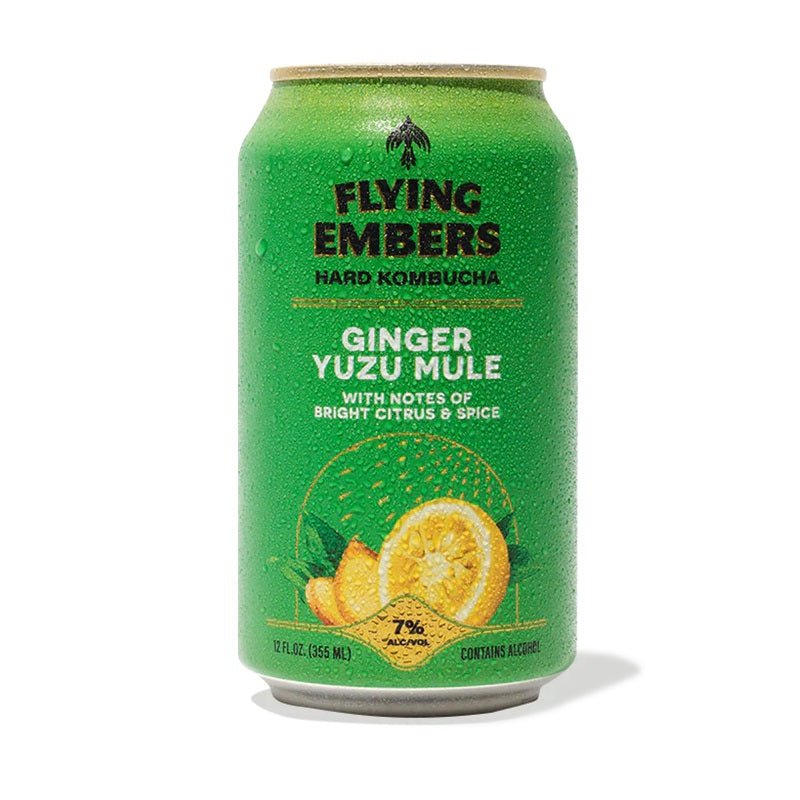 Flying Embers Ginger Yuzu Mule Hard Kombucha 6-Pack - ShopBourbon.com