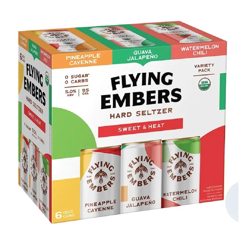 Flying Embers Sweet & Heat Hard Seltzer Variety 6-Pack - ShopBourbon.com