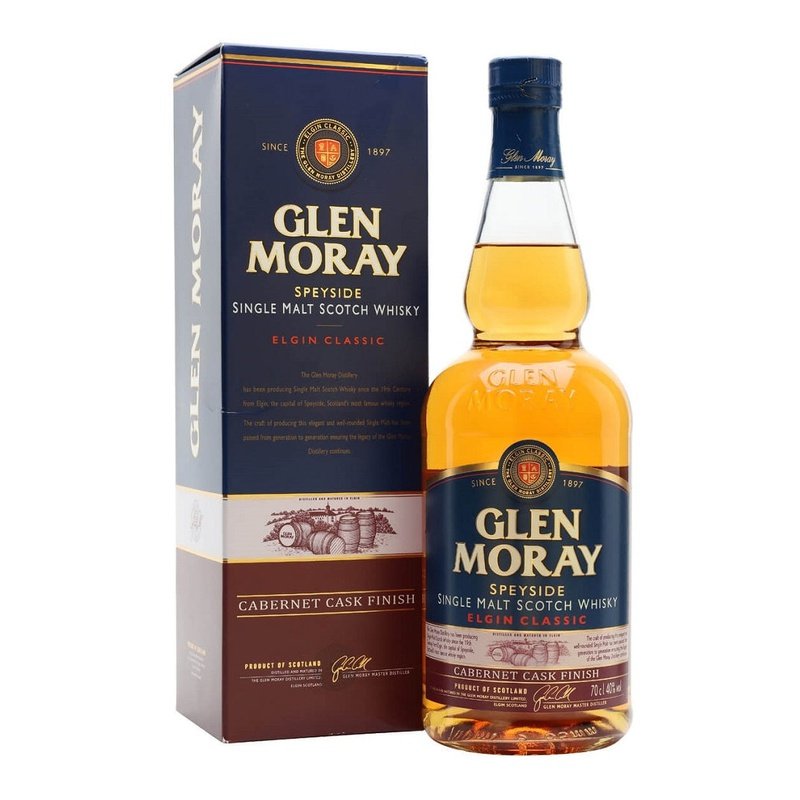 Glen Moray Classic Cabernet Cask Finish Speyside Single Malt Scotch Whisky - ShopBourbon.com
