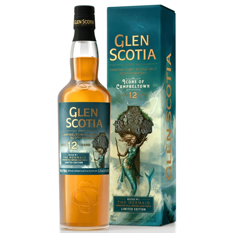 Glen Scotia 'The Mermaid' 12 Year Old Single Malt Scotch Whisky - ShopBourbon.com