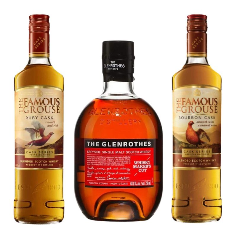 Glenrothes 'Whisky Maker's Cut' Scotch & Famous Grouse Cask Series Bourbon Cask Blended Scotch - ShopBourbon.com