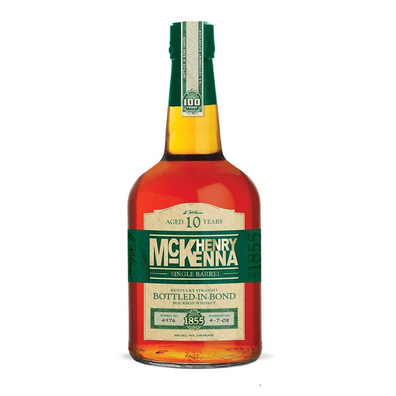 Henry McKenna 10 Year Old Bottled-In-Bond Single Barrel Kentucky Straight Bourbon Whiskey - ShopBourbon.com