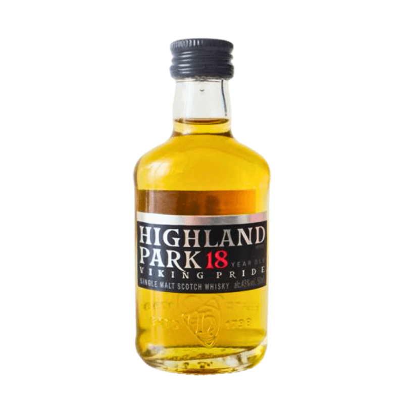 Highland Park 18 Single Malt Scotch Whisky 50ml - ShopBourbon.com