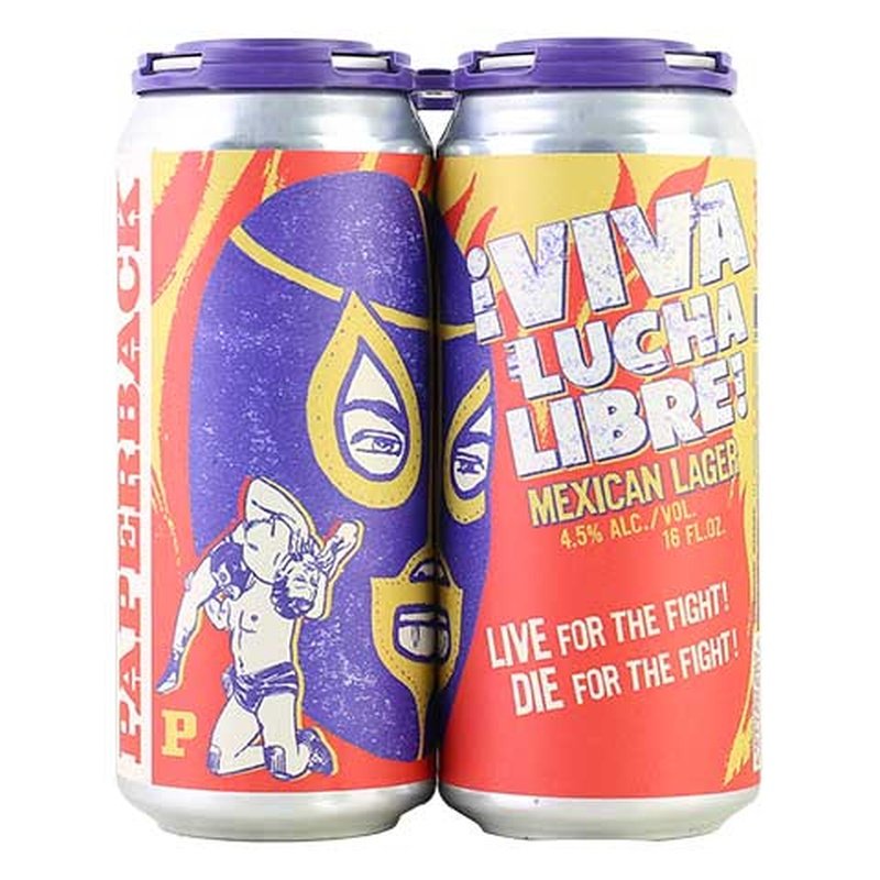 Paperback Brewing Co. Viva Lucha Libre! Mexican Lager 4-Pack - ShopBourbon.com