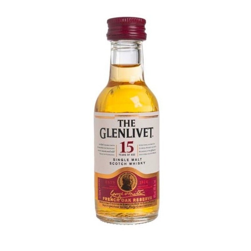 The Glenlivet 15 Year Old French Oak Reserve Single Malt Scotch Whisky 50ml - ShopBourbon.com