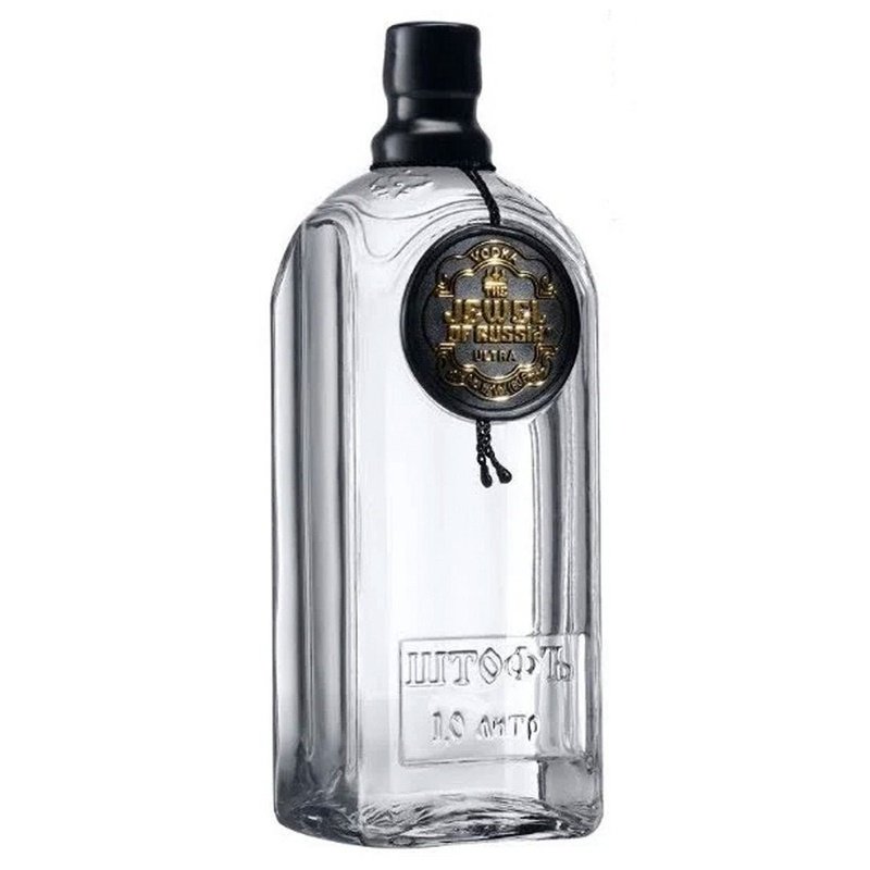 The Jewel of Russia Ultra Black Vodka Liter - ShopBourbon.com