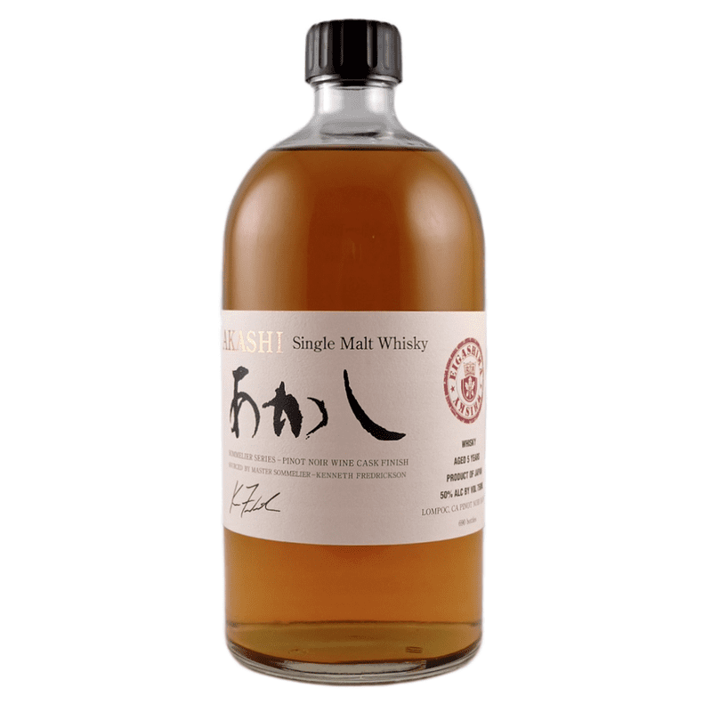 Akashi Sommelier Series Pinot Noir Finish White Oak Single Malt Whisky - ShopBourbon.com