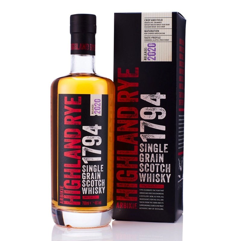 Arbikie 1794 Highland Rye 2020 Release Single Grain Scotch Whisky - ShopBourbon.com