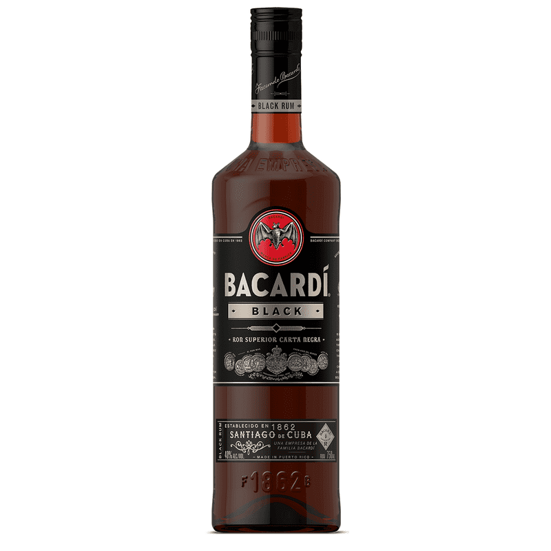 Bacardí Black Rum - ShopBourbon.com