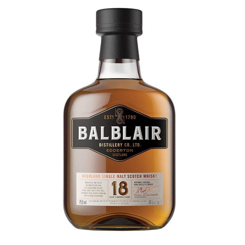 Balblair 18 Year Old Highland Single Malt Scotch Whisky - ShopBourbon.com