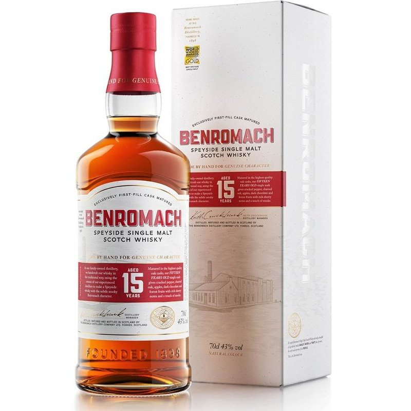 Benromach 15 Year Old Speyside Single Malt Scotch Whisky - ShopBourbon.com