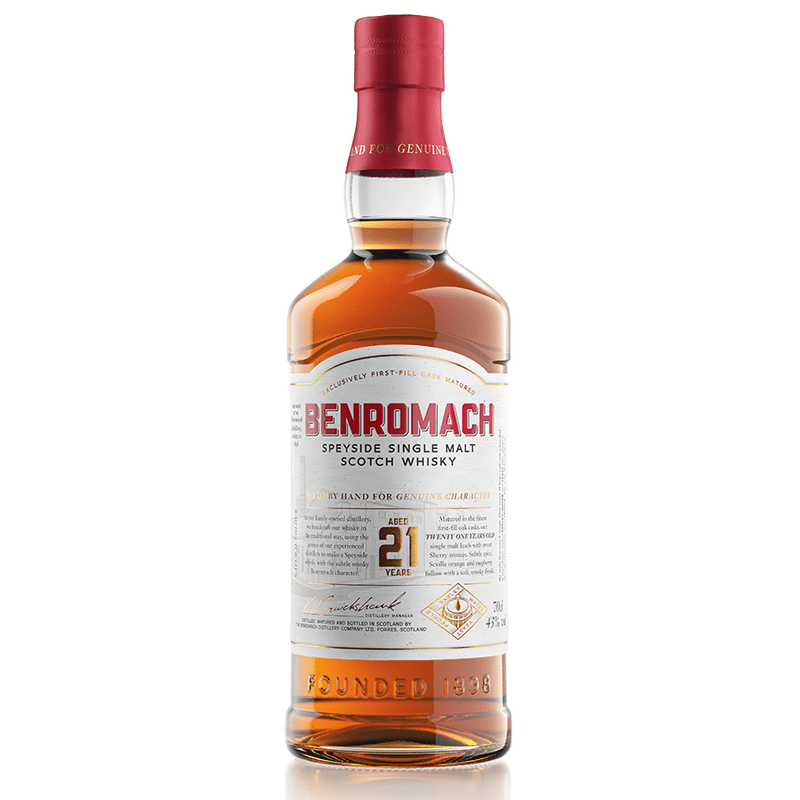 Benromach 21 Year Old Speyside Single Malt Scotch Whisky - ShopBourbon.com