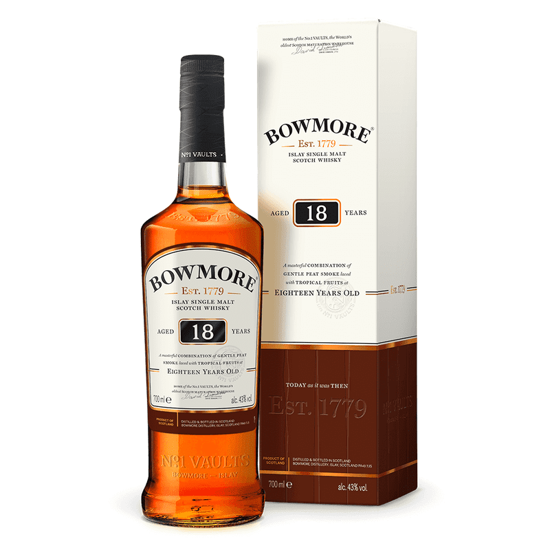 Bowmore 18 Years Old Islay Single Malt Scotch Whisky - ShopBourbon.com