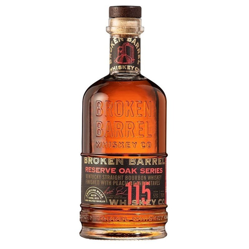 Broken Barrel Reserve Oak Series Peach Brandy Finish Kentucky Straight Bourbon Whiskey - ShopBourbon.com