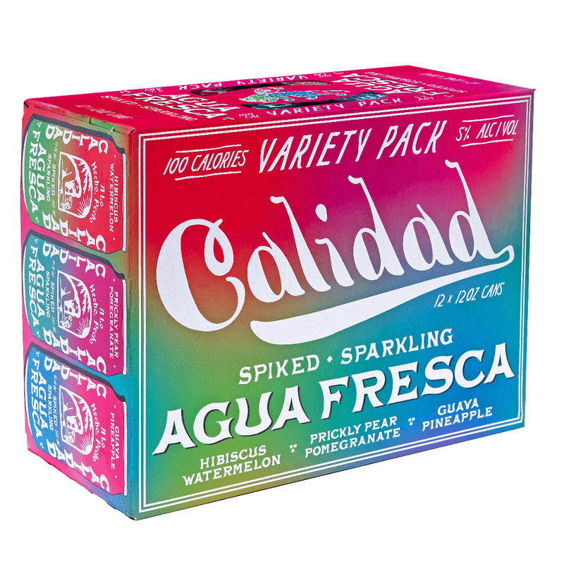 Calidad Agua Fresca Spiked Sparkling Seltzer Variety 12-Pack - ShopBourbon.com