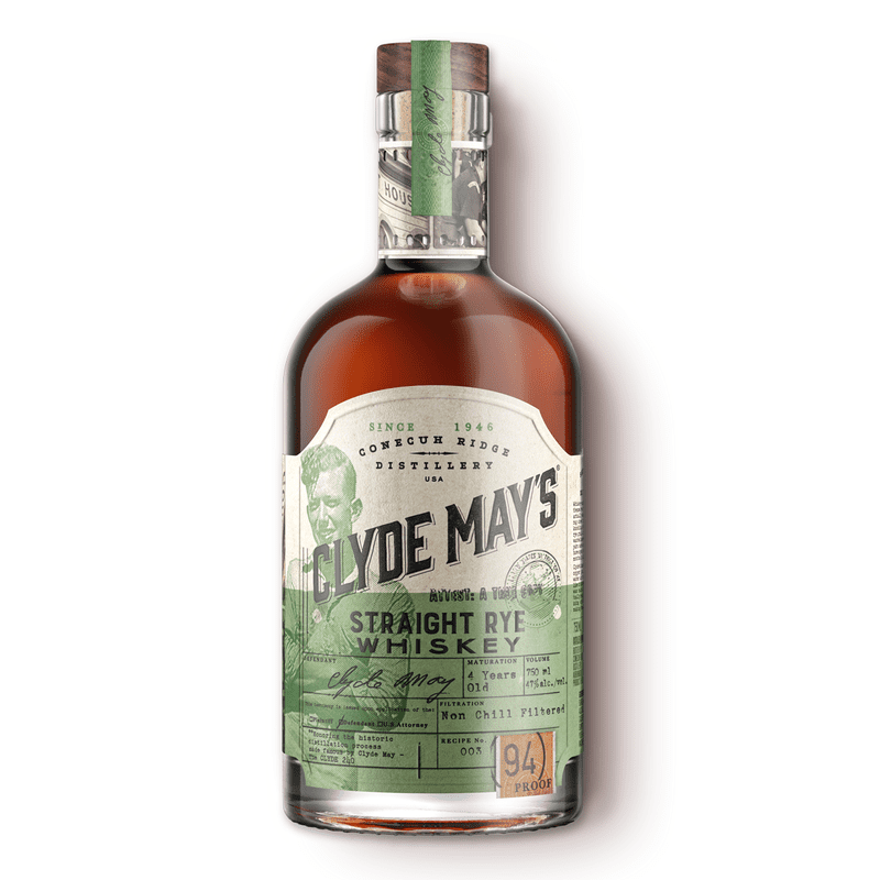 Clyde May's Straight Rye Whiskey - ShopBourbon.com
