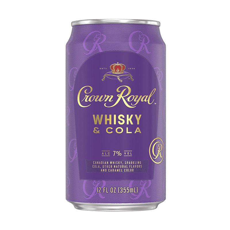 Crown Royal Whisky & Cola Cocktail 4-Pack - ShopBourbon.com