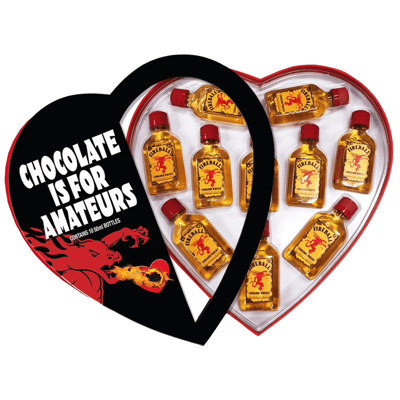 Fireball Cinnamon Whisky Anti-Valentine’s Day 10-Pack 50ml - ShopBourbon.com
