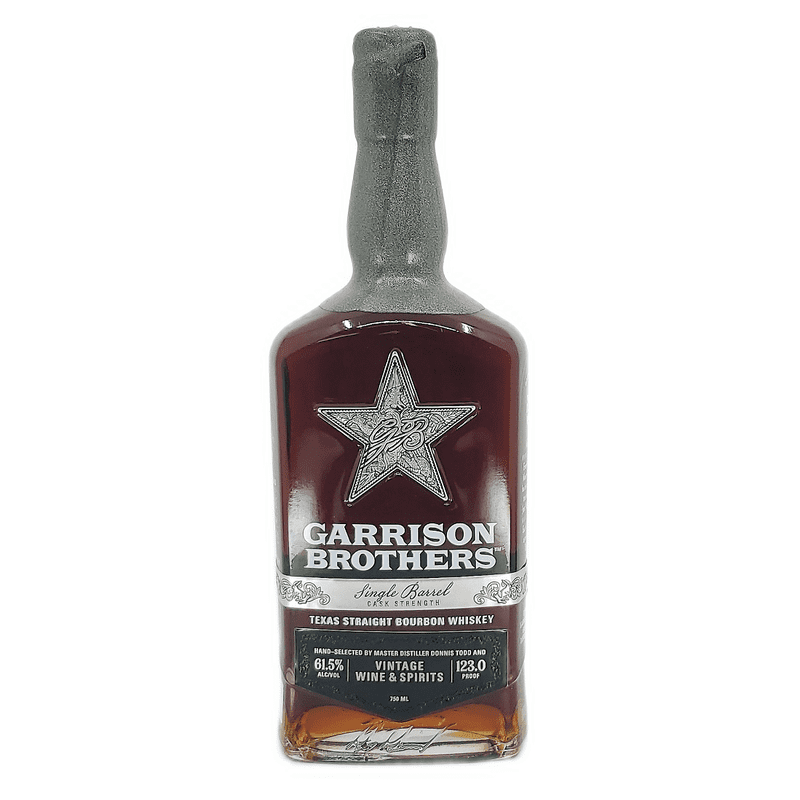 Garrison Brothers Single Barrel Texas Straight Bourbon Whiskey VWS Selection signed by Dan Garrison - ShopBourbon.com
