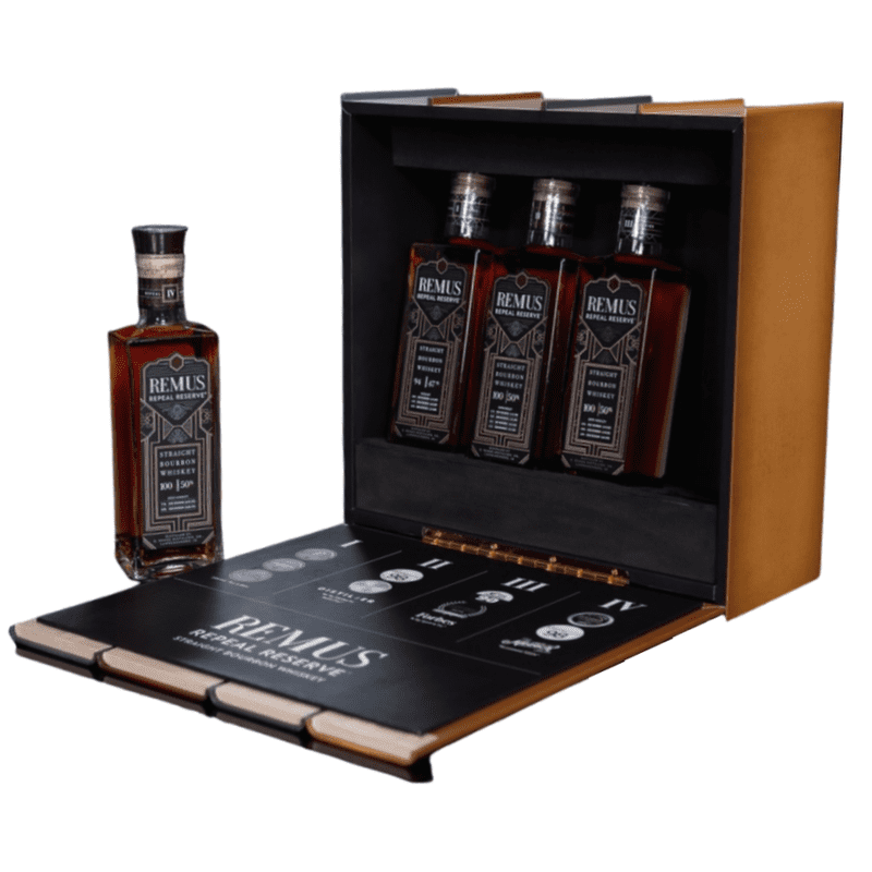 George Remus Repeal Reserve Straight Bourbon Whiskey Set 4-Pack 375ml - ShopBourbon.com
