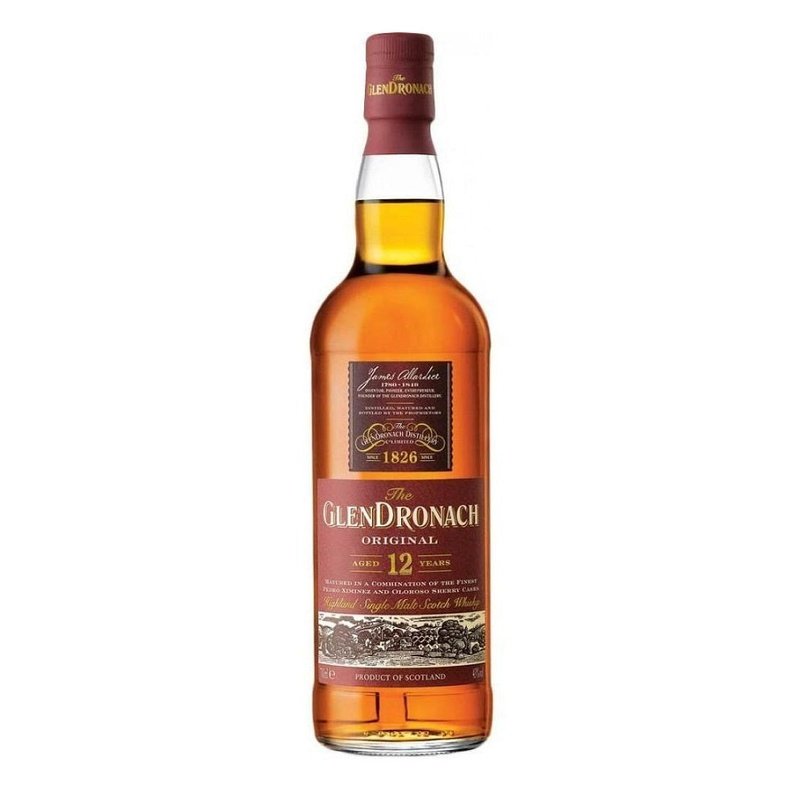 Glendronach 12 Year Old Original Highland Single Malt Scotch Whisky - ShopBourbon.com