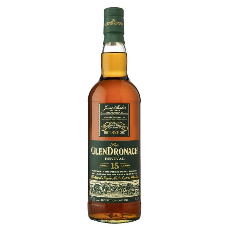 Glendronach 15 Year Old Revival Highland Single Malt Scotch Whisky - ShopBourbon.com