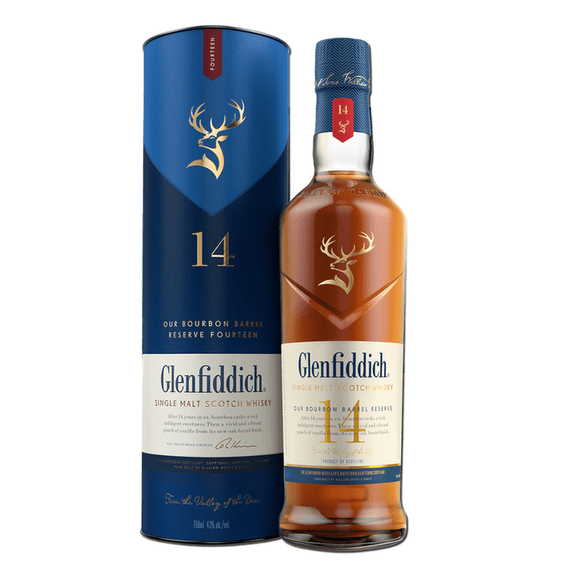 Glenfiddich 14 Year Bourbon Barrel Reserve Single Malt Scotch Whisky - ShopBourbon.com