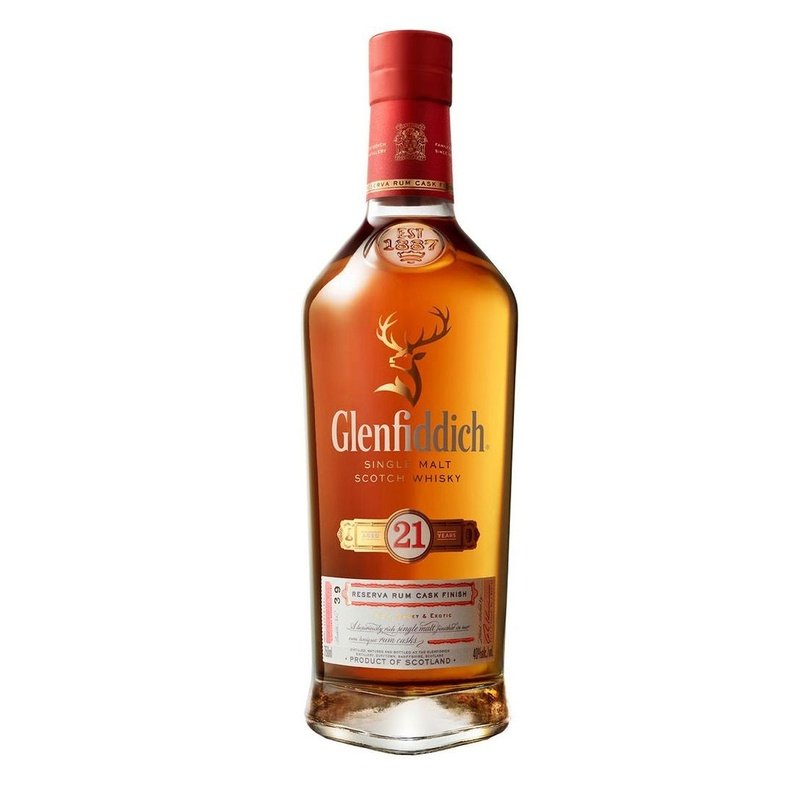 Glenfiddich 21 Year Old Reserva Rum Cask Finish Single Malt Scotch Whisky - ShopBourbon.com