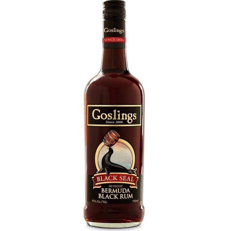 Goslings Black Seal 80 Proof Bermuda Black Rum - ShopBourbon.com