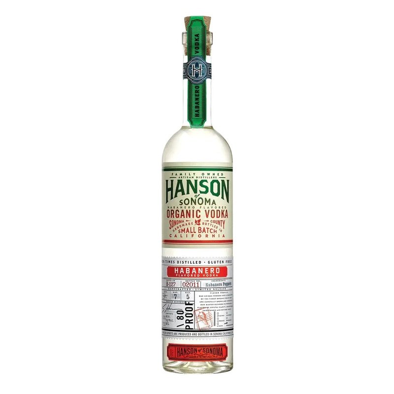 Hanson of Sonoma Organic Habanero Flavored Vodka - ShopBourbon.com
