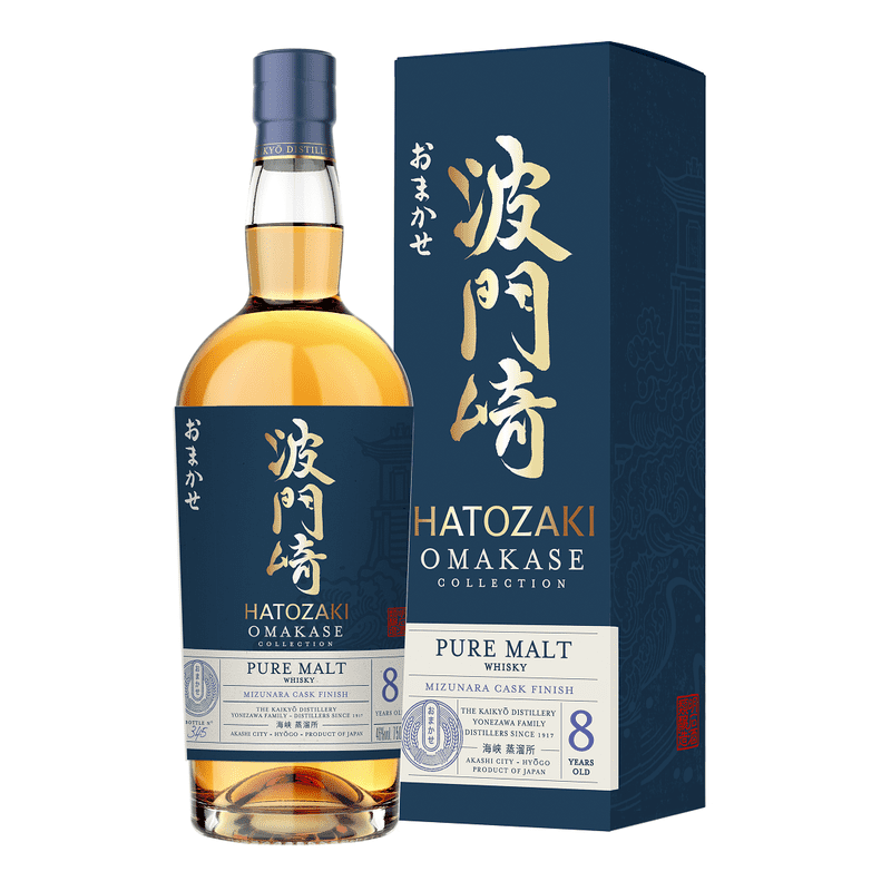 Hatozaki 'Omakase Collection' 8 Year Old Mizunara Cask Finish Pure Malt Japanese Whisky - ShopBourbon.com