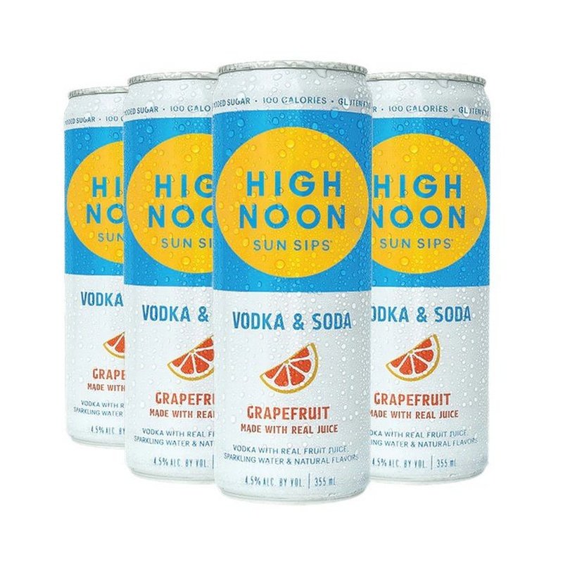 High Noon Grapefruit Hard Seltzer 4-Pack - ShopBourbon.com