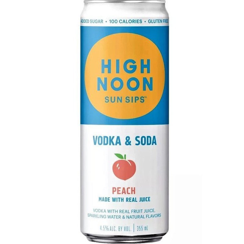 High Noon Peach Hard Seltzer 4-Pack - ShopBourbon.com
