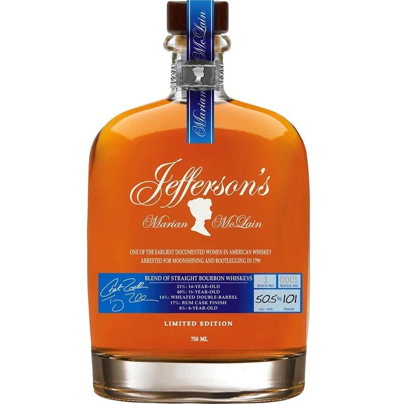 Jefferson's 'Marian McLain' Blend Of Straight Bourbon Whiskeys - ShopBourbon.com