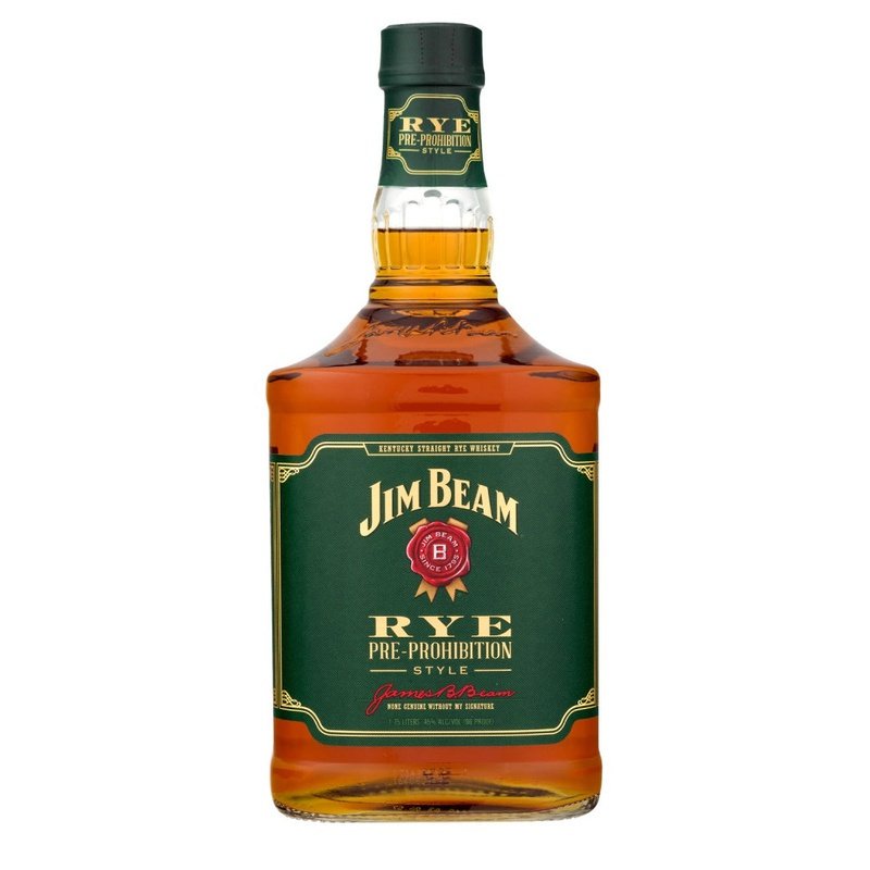 Jim Beam Rye "Pre-Prohibition Style" Kentucky Straight Rye Whiskey Liter - ShopBourbon.com