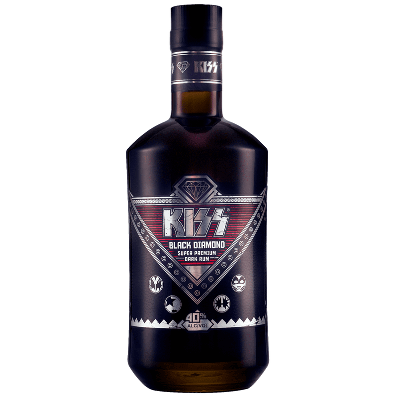 KISS Black Diamond Premium Dark Rum - ShopBourbon.com