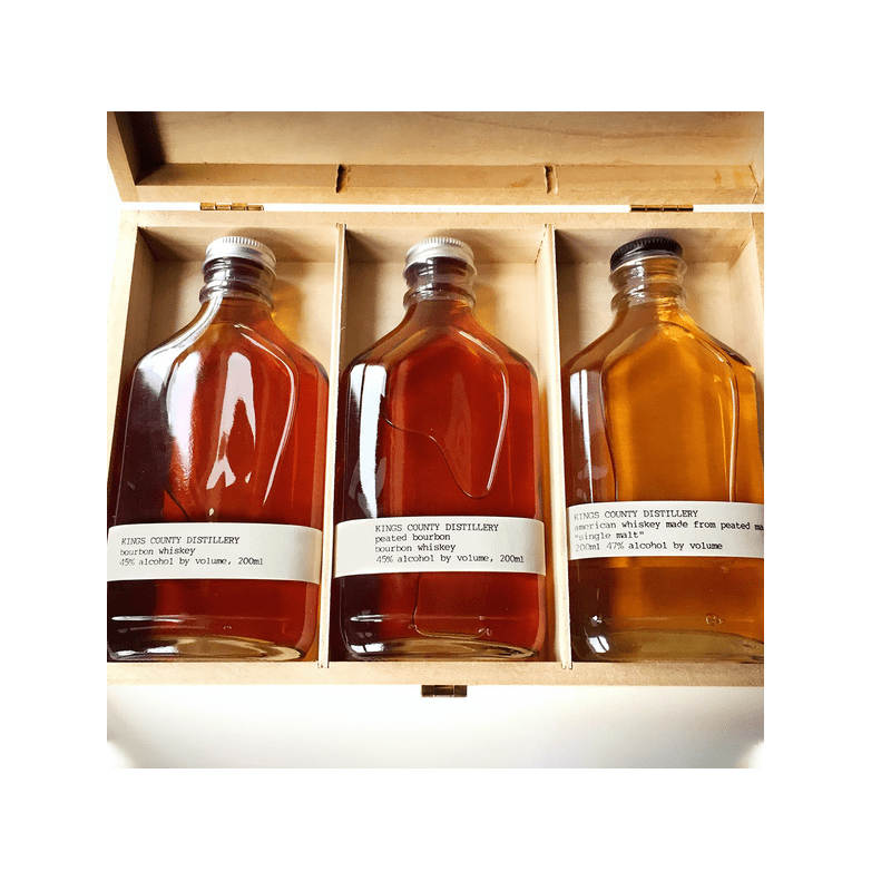 Kings County Distillery Aged Whiskey 3-Pack Gift Set - ShopBourbon.com