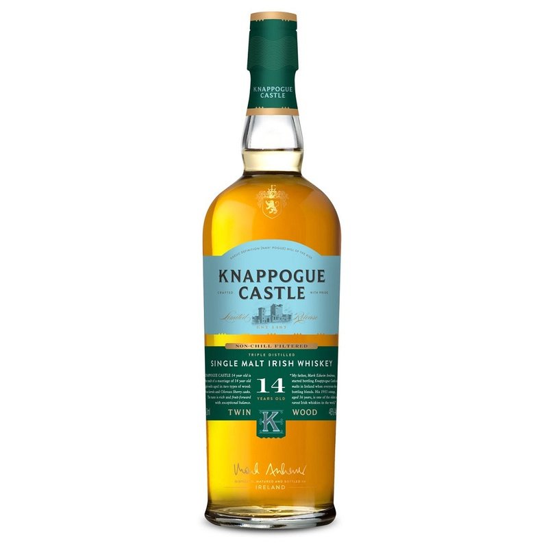 Knappogue Castle 14 Year Old Twin Wood Single Malt Irish Whiskey - ShopBourbon.com