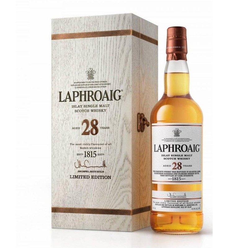 Laphroaig 28 Year Old Islay Single Malt Scotch Whisky Limited Edition - ShopBourbon.com
