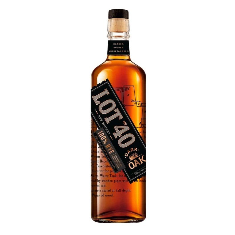 Lot No. 40 Dark Oak Canadian Rye Whisky - ShopBourbon.com