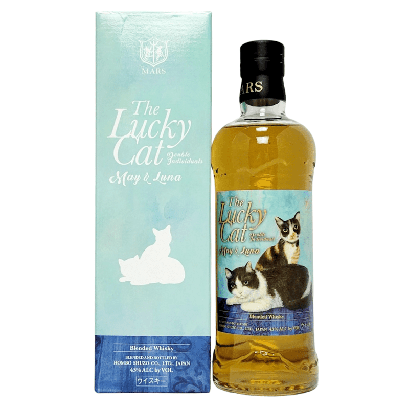 Mars 'The Lucky Cat May & Luna' Blended Japanese Whisky - ShopBourbon.com