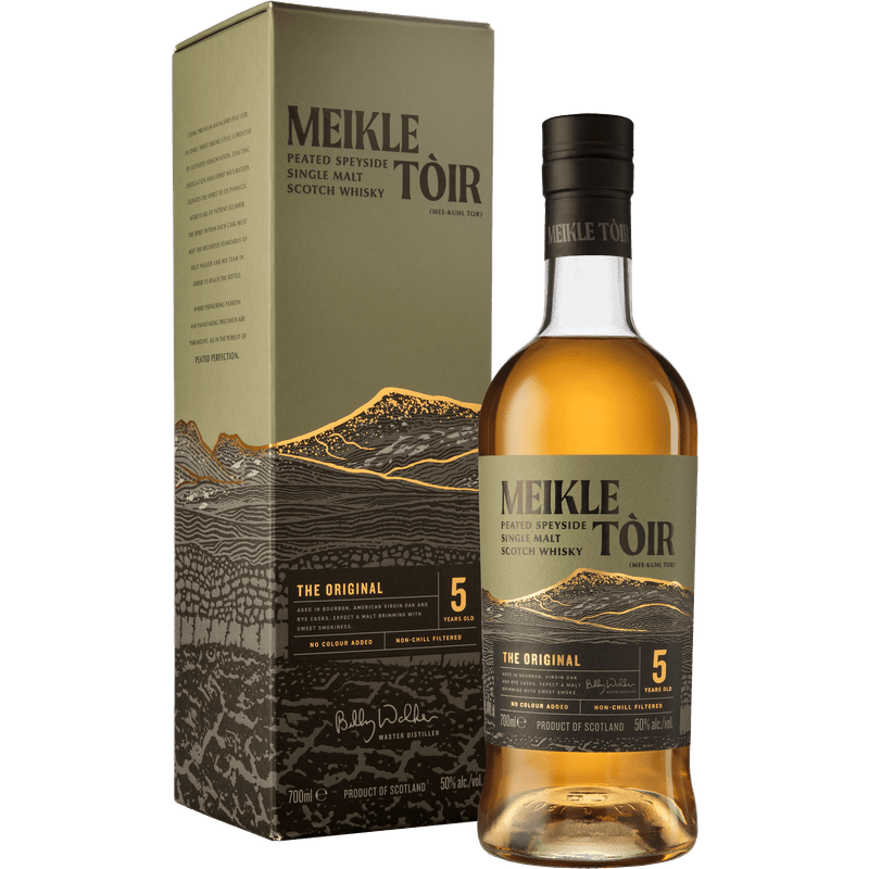 Meikle Toir 'The Original' 5 Year Old Peated Speyside Single Malt Scotch Whisky - ShopBourbon.com