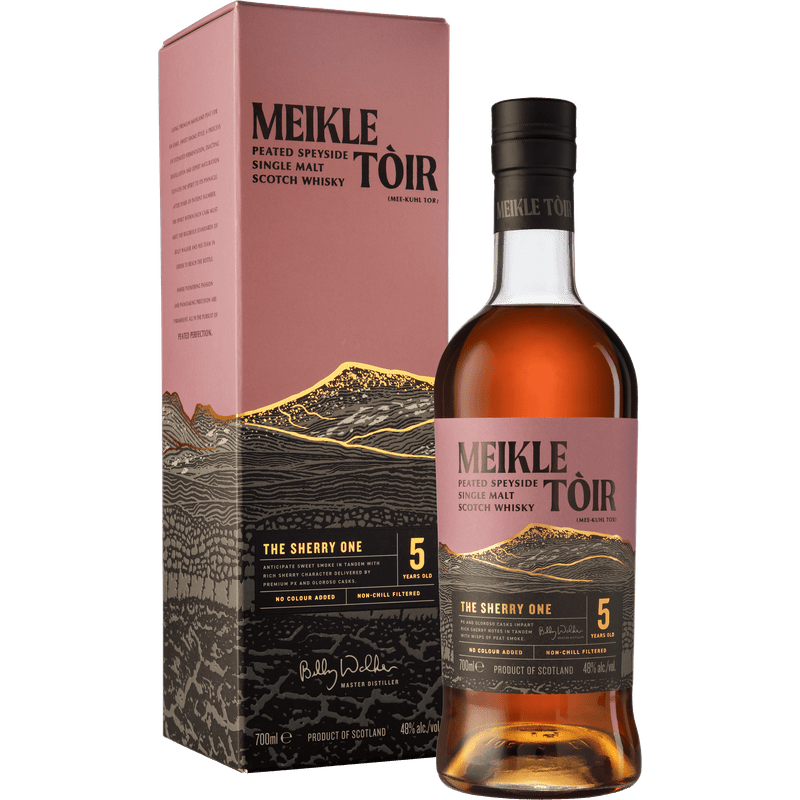 Meikle Toir 'The Sherry One' 5 Year Old Peated Speyside Single Malt Scotch Whisky - ShopBourbon.com